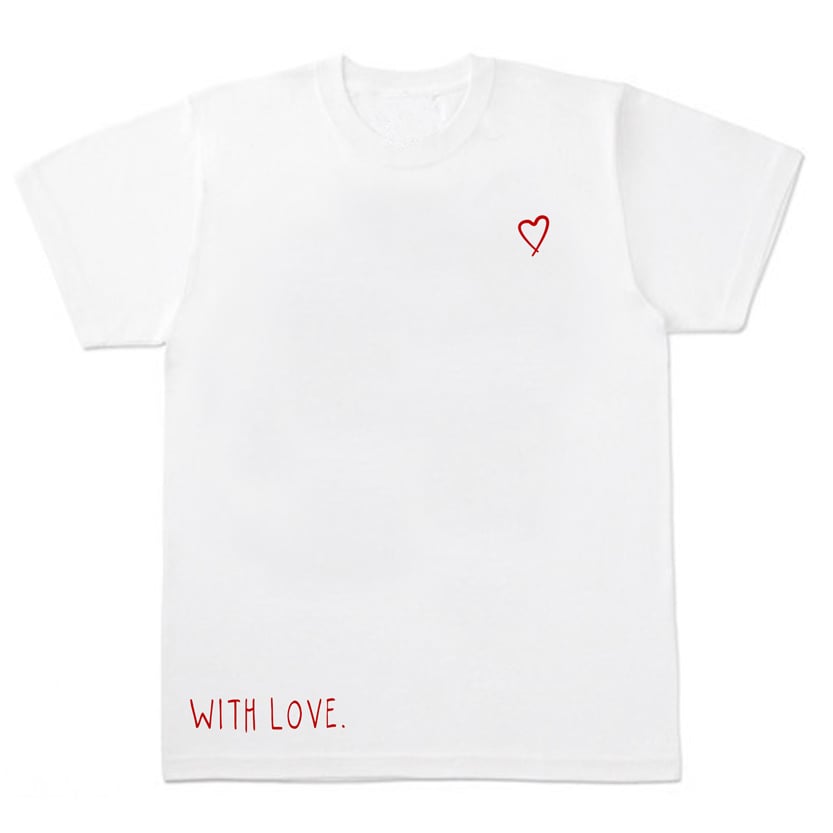 Image of SIYA "With Love" White T-Shirt 