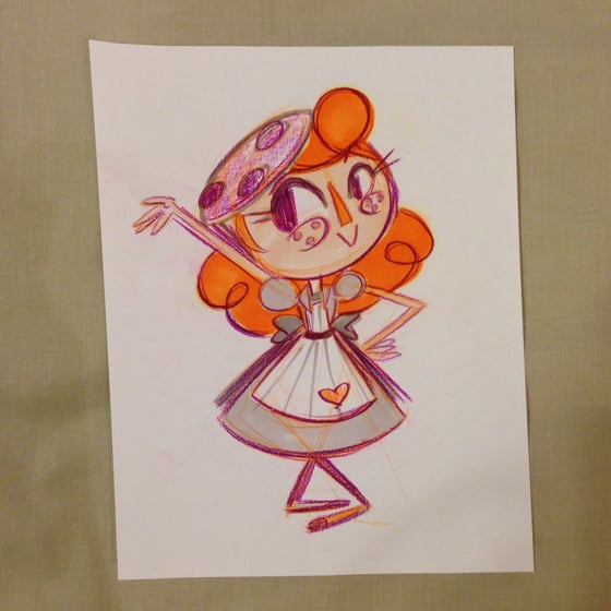 Image of Miss Cookie Character Concept Sketches (Lot of 3)