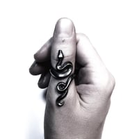 Image 2 of Python ring in sterling silver or 10k gold