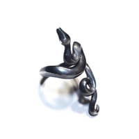 Image 5 of Python ring in sterling silver or 10k gold