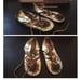 Image of Gold Leather sandals