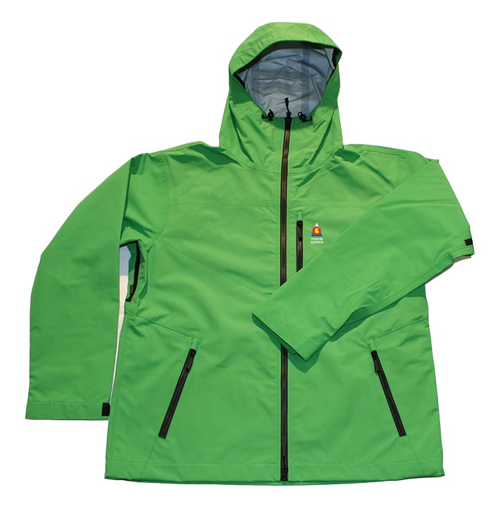 Image of Antero 3 Polartec Neoshell Hardshell Laminate Jacket Made in Colorado Green