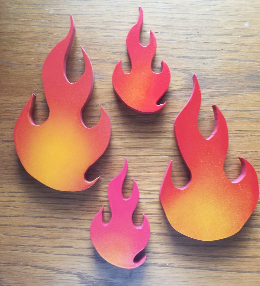 Image of Tall Flame Cut-Outs