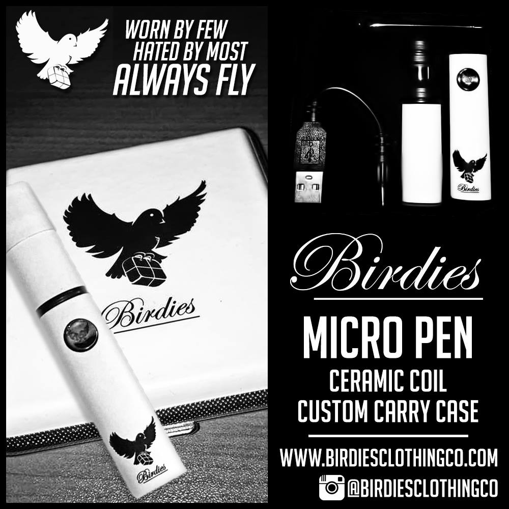Image of A Birdies Micro Pen (Ceramic Coil & Custom Carry Case)
