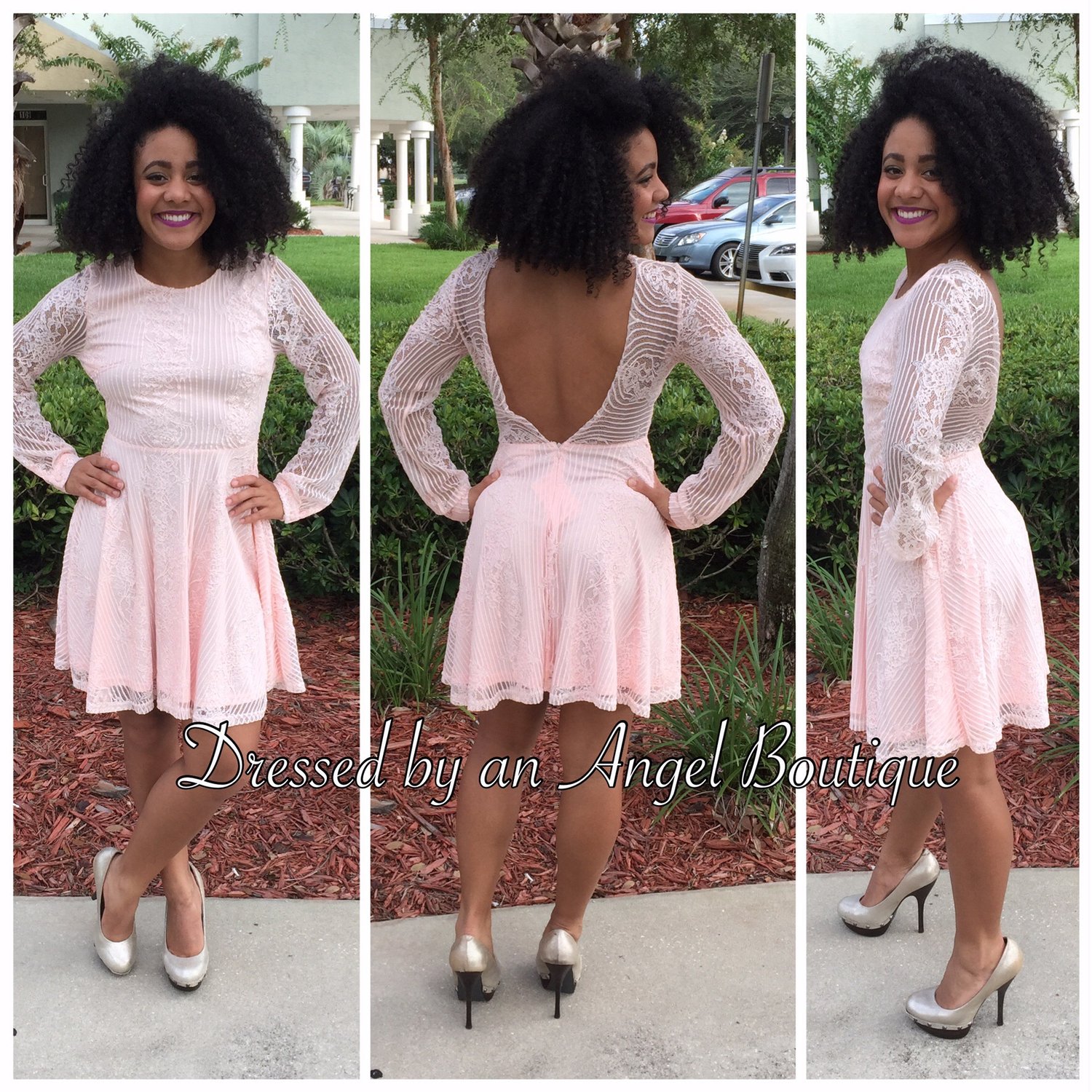 Image of Lace Skater Dress