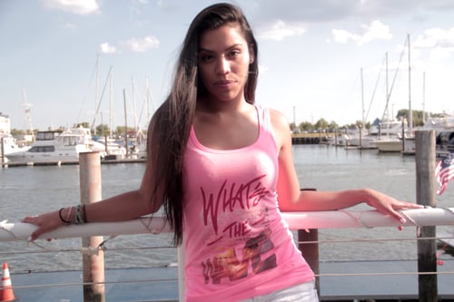 Image of Women's "WAVE" Pink Tank