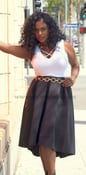Image of RYAN Hi-Lo Scuba Skirt