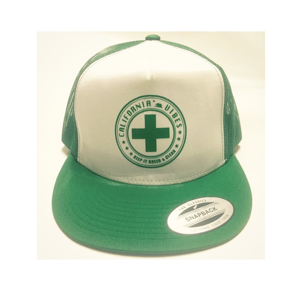 Image of KEEP IT GREEN & CLEAN SNAPBACK TRUCKER HAT