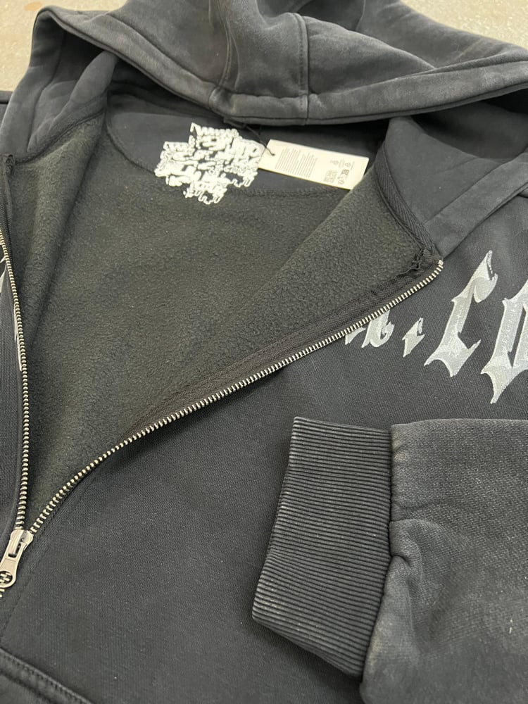 Liquid Metal Heavy Zip Hoodie