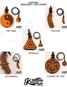 Image of Keep On Collection – Leather Necklace/Keychains