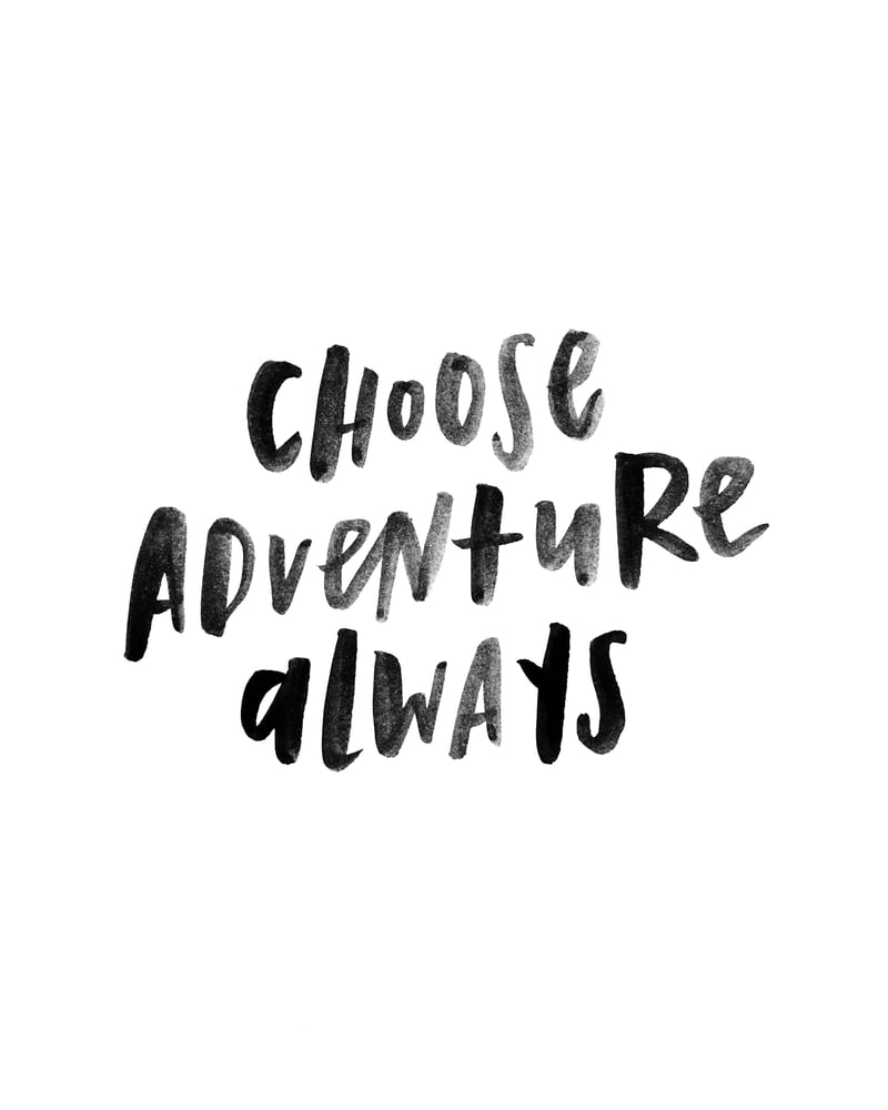 Image of choose adventure always