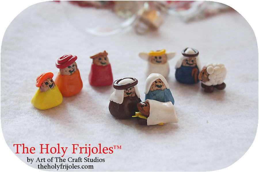 Image of WHOLESALE 10 sets of The Holy Frijoles™ The Pinto Bean Nativity Scene™