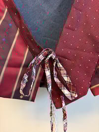 Image 14 of Tie top, bordeaux (xs-l)