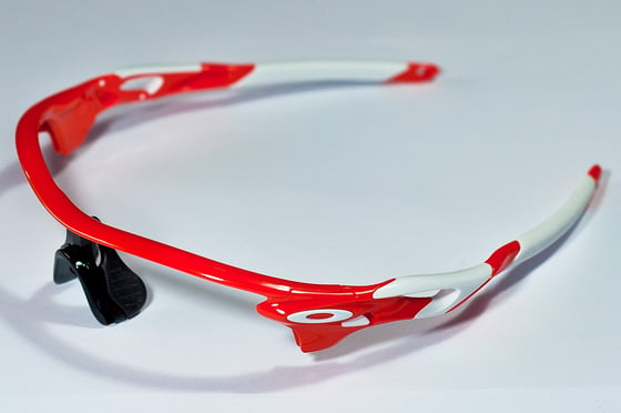 Image of Oakley Radarlock Path Frame - Red and White 