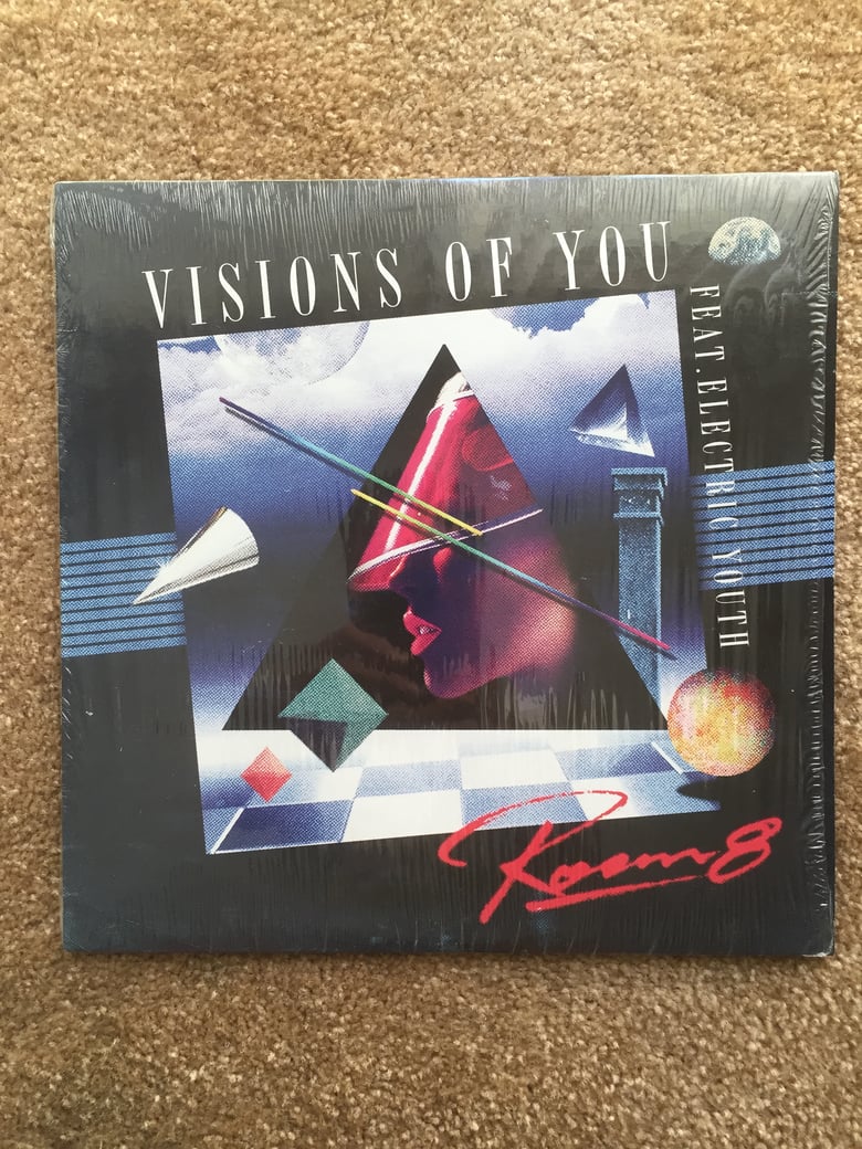 Image of ROOM8 - Visions of You (feat. Electric Youth) EP - VINYL 12"