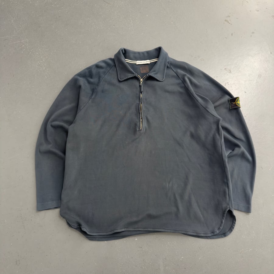 Image of 1992 / 1993 Stone Island Quarter Zip up sweatshirt, size xl