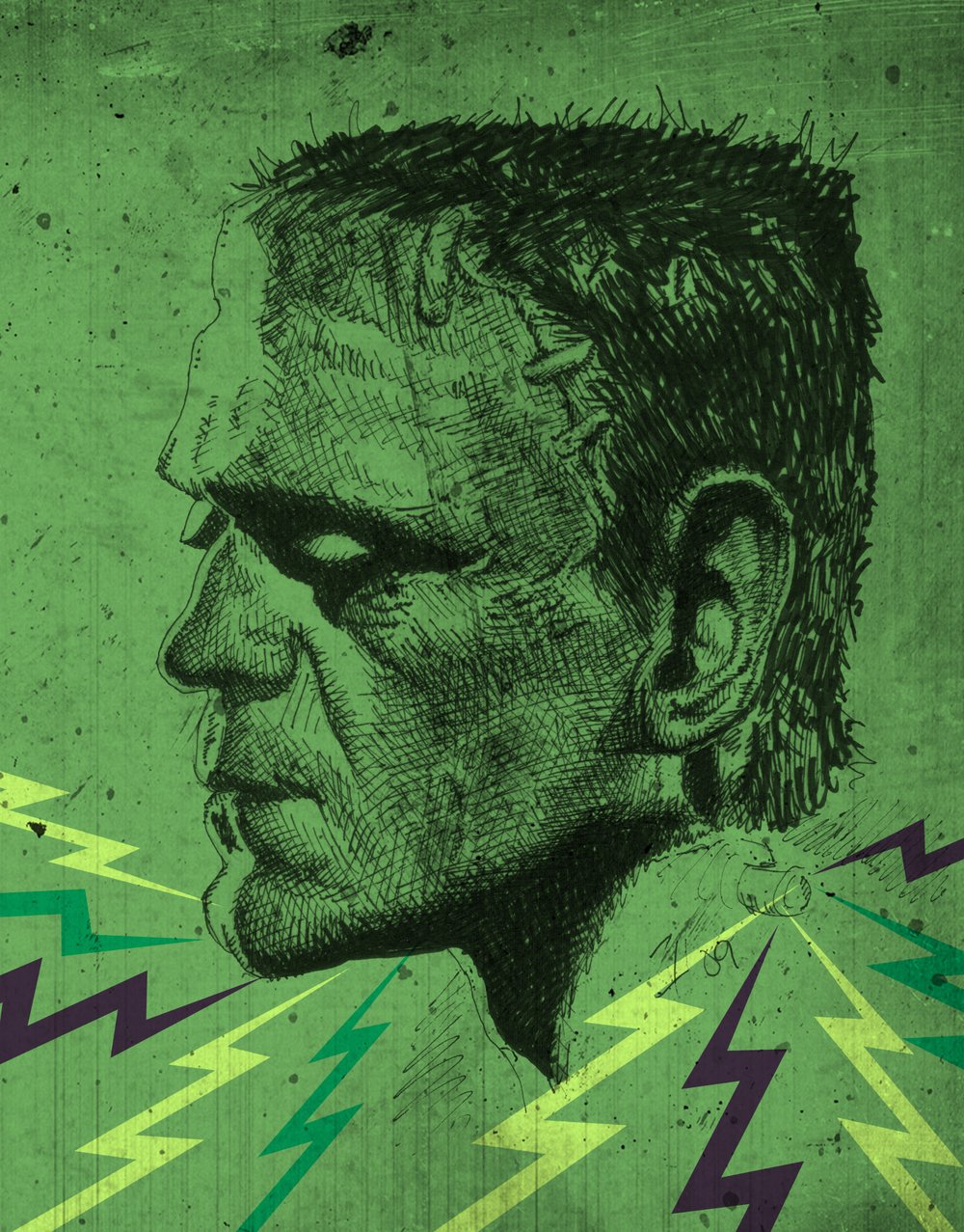 Image of Karloff's Frankenstein (Colour)