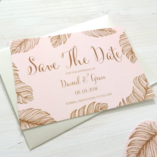 Image of Tickled Pink Bespoke Save The Date