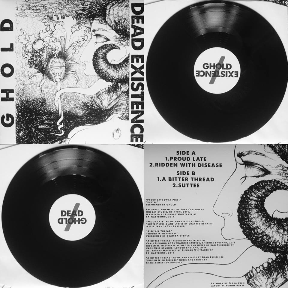 Image of Ghold / Dead Existence Split Vinyl