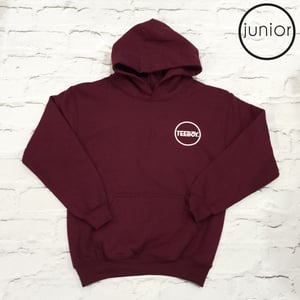 Image of TEEBOY JUNIOR BRAND CARRIER HOOD BURGUNDY