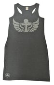Image of Ankh & Wings Dress (Gray & Silver)