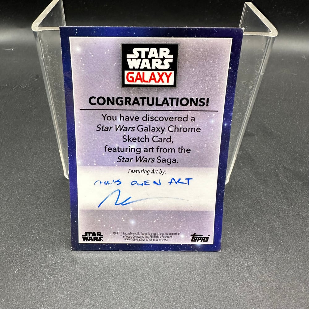 Topps Star Wars Sabine Wren Sketch Card