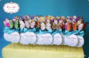 Image of Pack 50 alfileres mariposas variadas