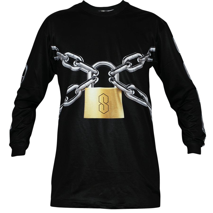 Image of LOCKED UP BLACK LONG SLEEVE 