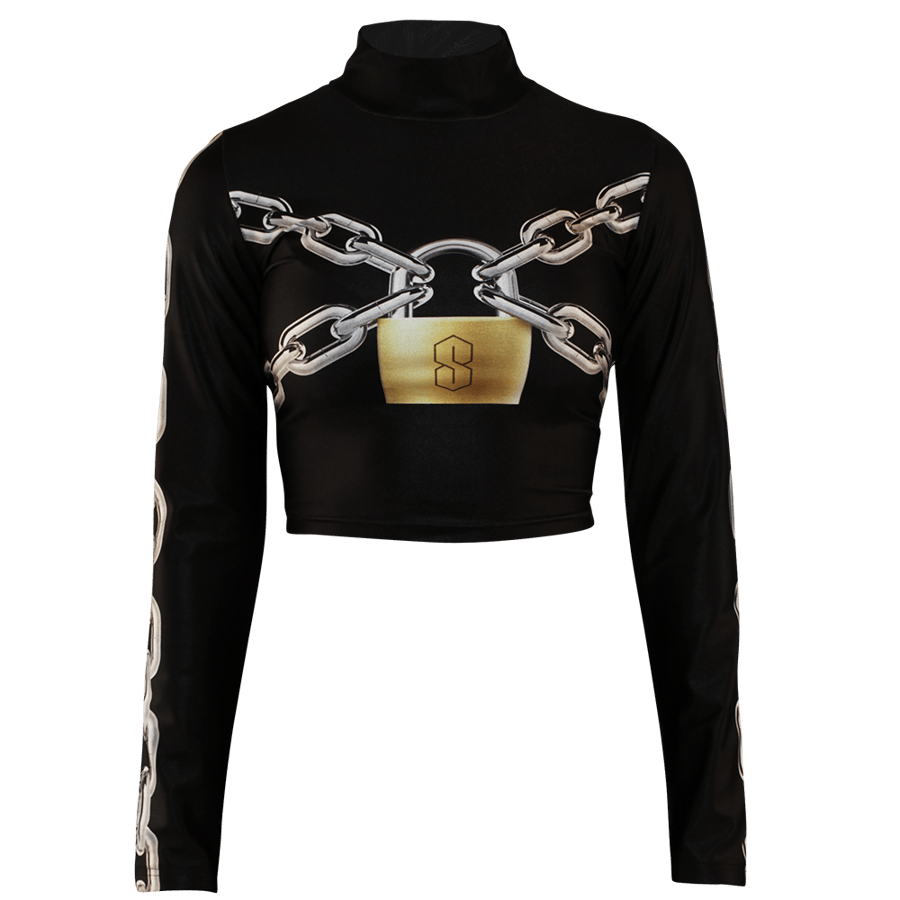 Image of LOCKED UP BLACK TURTLENECK