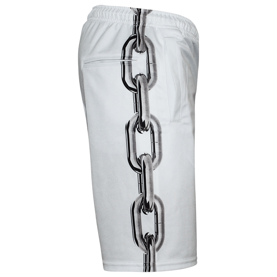 Image of LOCKED UP WHITE SHORTS