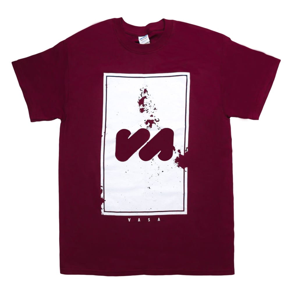 Image of VASA Logo T-Shirt (Maroon Red)