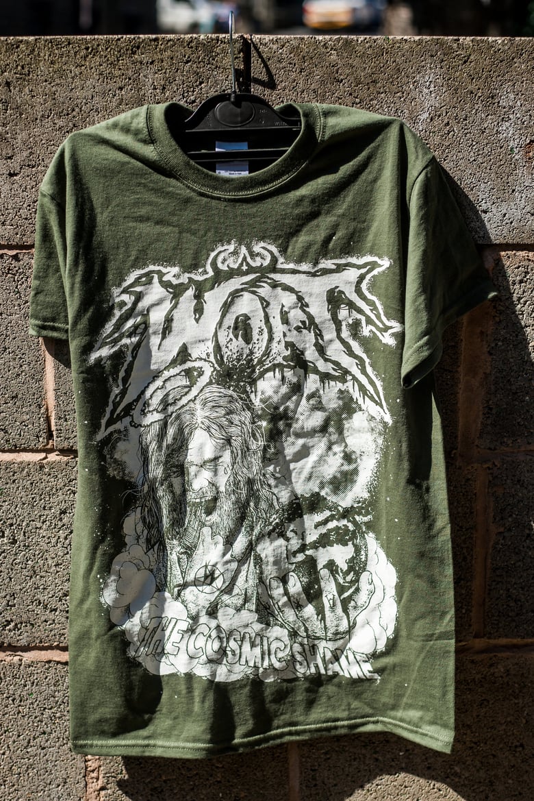 Image of Green 'Cosmic Shame' Shirt 2015