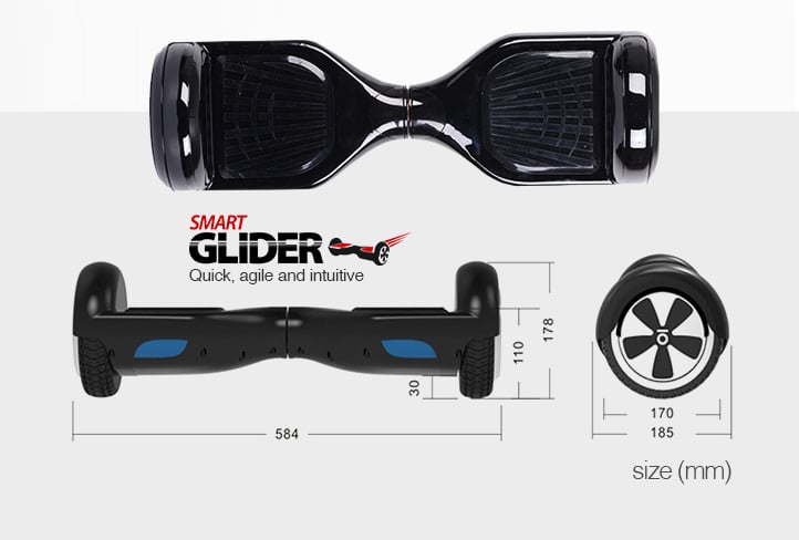 SmartGlider 2 Wheel Self Balancing Electric Scooter chilloutpanda