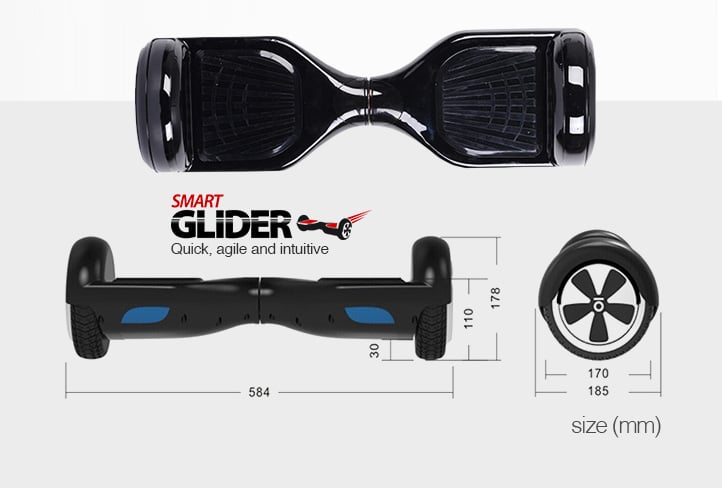 SmartGlider - 2 Wheel Self Balancing Electric Scooter / chilloutpanda