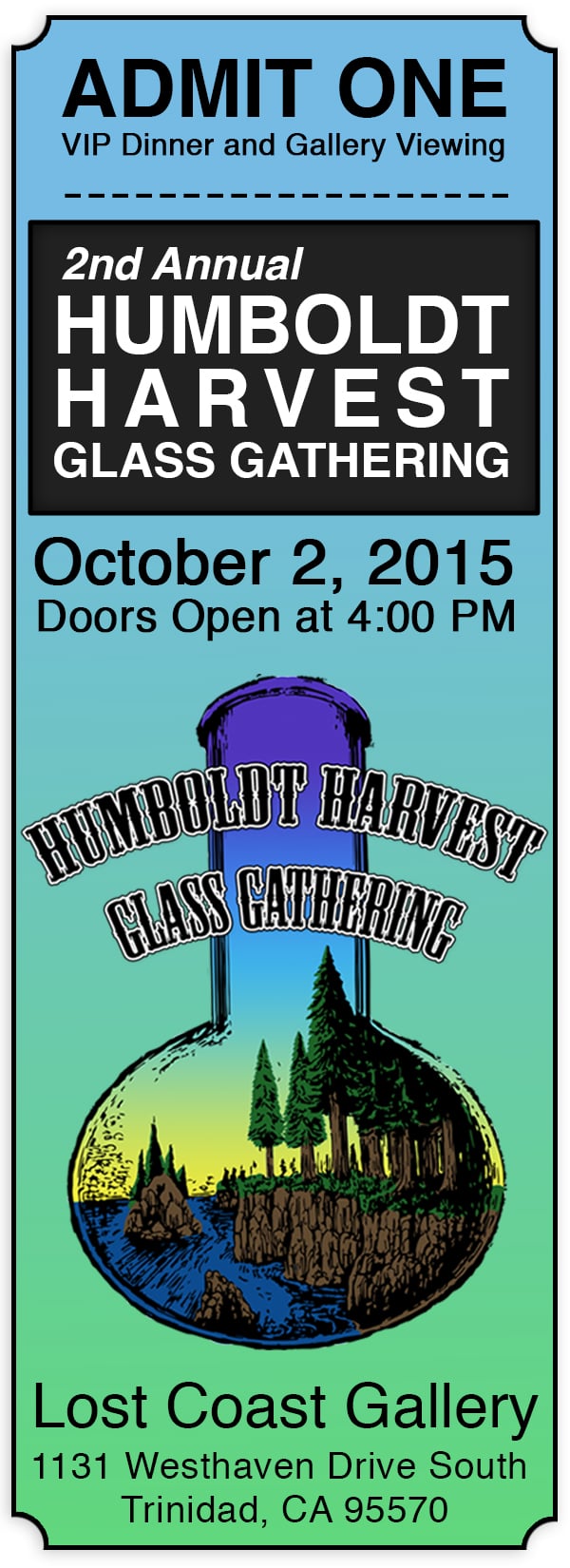 Image of Humboldt Harvest Glass Gathering VIP Ticket