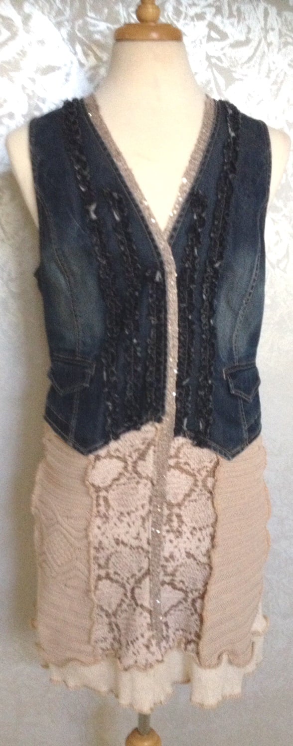 Image of Vest dress combo