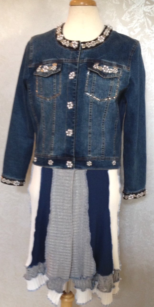 Image of Denim Sweateration combo