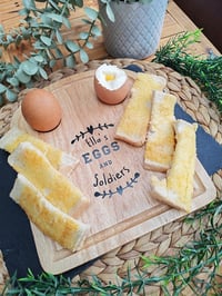 Image 1 of Egg & Soldiers board 