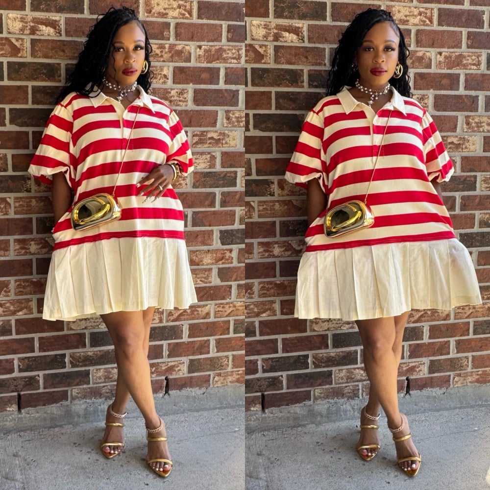 Image of Strip Love (Cream/Red)