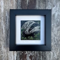 Image 1 of ‘SECONDS’ Ivy Moon ~ Original ‘Mini’ Framed Artwork ~ Please read description