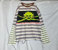 Image 1 of STRIPED SKLOWNK TOP 2