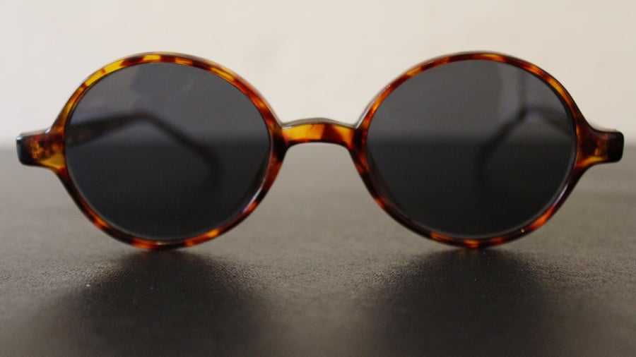 Image of Light Brown Round (John Lennon Style) Sunglasses