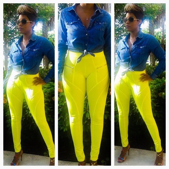 Image of Lemon Lime Leggings