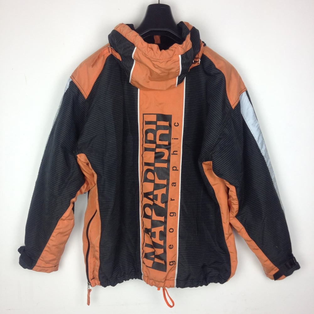 Image of NAPAPIJRI BLACK/ORANGE JACKET XL