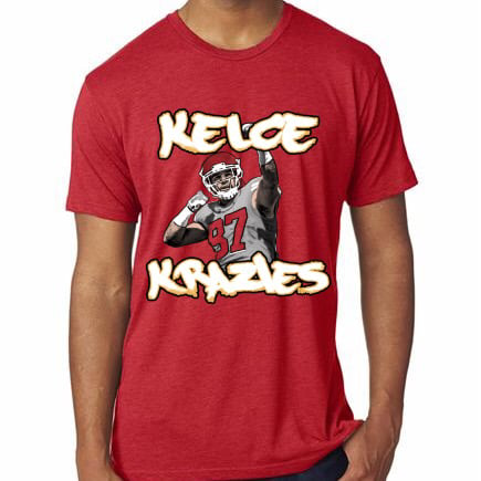 Image of Kelce Krazies "1st & 10" Red Friday Tee