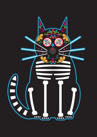 Image 1 of Day of the Dead Cats Collection
