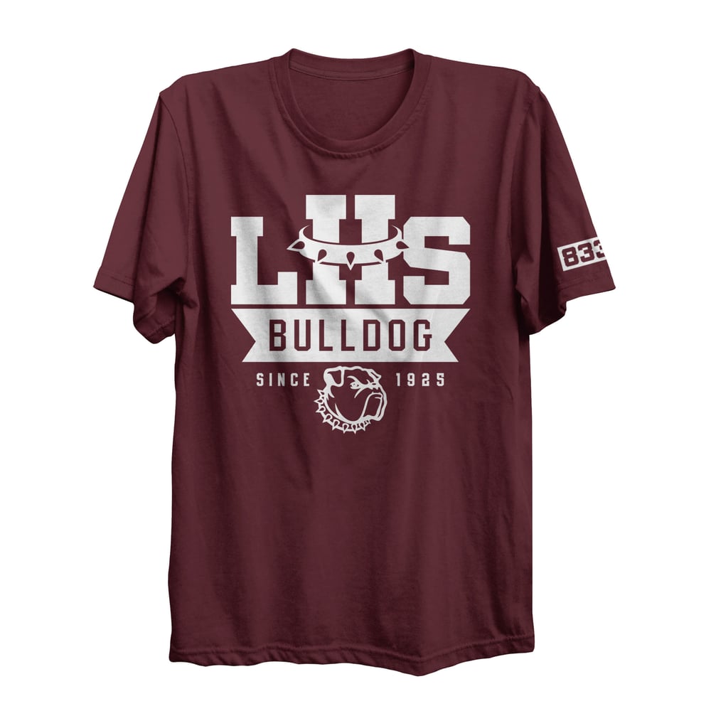 Image of LHS SINCE 1925 T-SHIRT (MAROON)