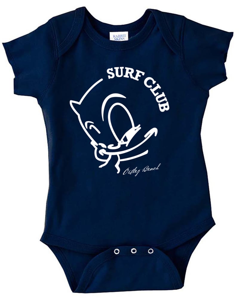 Image of Infant Surf Club Bodysuit Navy Blue