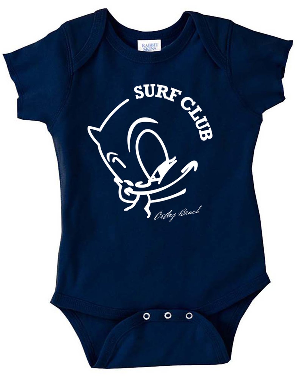 Infant Surf Club Bodysuit Navy Blue / The Surf Club NJ