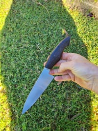 Image 2 of stainless + wenge petty